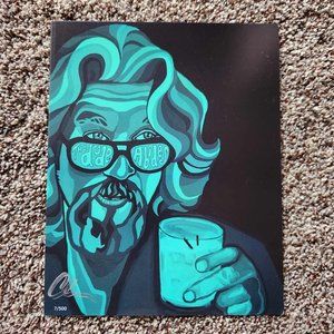 The Big Lebowski 8" x 10" Art Print - Limited out of /500 RARE - Bam Box Exc.